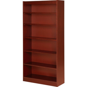 Lorell Six Shelf Panel Bookcase (LLR89054) View Product Image