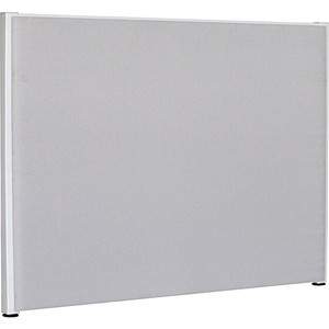 Lorell Panel System Partition Fabric Panel - 60" Width x 48" Height - Fabric, Steel - Gray Product Image 