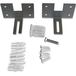 Lorell Panel System Wall Brackets - 2.50" Width x 3.75" Depth x 2.50" Height - Aluminum - Aluminum Product Image 