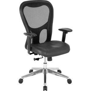 Lorell Executive High-Back Chair, 24-7/8"x23-5/8"x44-1/8", Black (LLR85036) View Product Image