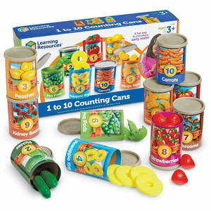 Learning Resources 1-10 Counting Cans Set - Play Kit - Theme/Subject: Learning - 3 Year Product Image 