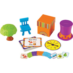 Learning Resources Positional Words Activity Set, 10-1/5"Wx11-1/10"Lx4-1/2"H,MI (LRNLER3201) View Product Image