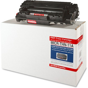 MicroMICR CORP MICR Toner Cartridge, f/ HP 2400 Series, 6000 Page Yield, BK (MCMMICRTHN11A) View Product Image