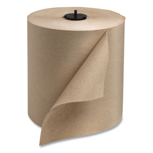 Tork Matic Hardwound Roll Towel, 1-Ply, 7.7" x 700 ft, Natural, 857/Roll, 6 Rolls/Carton (TRK290088) View Product Image
