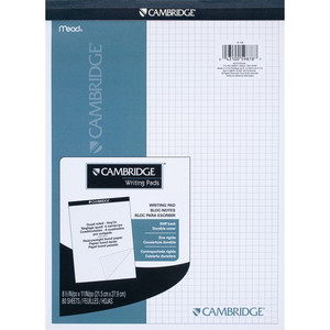 Mead Quad Ruled Stiff - Back Planning Pad - Letter (MEA59878) View Product Image