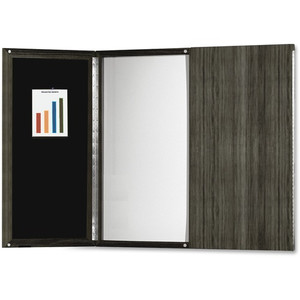 Mayline Presentation Board, 48"x3-1/4"x48", Gray Steel (MLNMNPBLGS) View Product Image