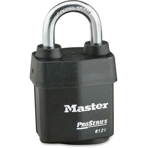 Master Lock Company Rekeyable Padlock, Pro Series, Weather Touch, 2.125"Wide, BK (MLK6121D) View Product Image
