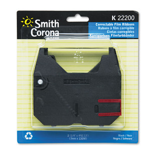 Smith Corona 22200 Ribbon, Black, 2/Pack (SMC22200) View Product Image