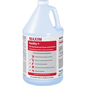 Midlab Inc Cleaner and Deodorant, Germicidal, 1 Gallon, 4/CT, Clear (MLB04620041) View Product Image