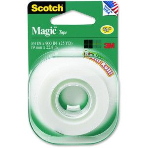 3M Magic Tape, 3/4"x500", Clear (MMM205) View Product Image