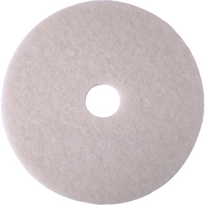 3M Floor Polishing Pads, 14", 5/CT White (MMM4100N14) Product Image