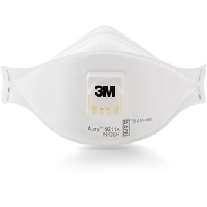 3M Aura Particulate Respirator (MMM9211PLUS) View Product Image