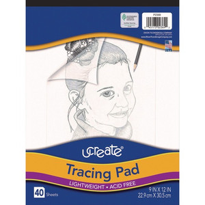 Pacon Tracing Pad,F/Sketches and Overlays,9"x12",40 Sheets, WE (PAC2369) View Product Image