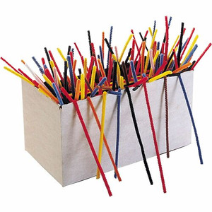 Creativity Street Chenille Stems Classpack - Craft, Classroom Activities - 12.50" Height x 157.5 mil Thickness x 12" Length - Assorted - Polyester Product Image 