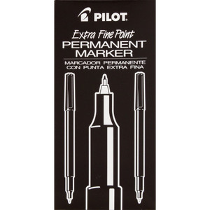 Pilot Permanent Ink Marker, Extra Fine Point, Black Ink (PIL44102) View Product Image