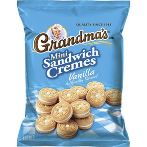 Quaker Oats Grandma's Vanilla Mini Cookie Cremes (QKR45096) View Product Image