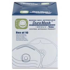 ProGuard Respirator, w/Valve, f/Dust/Mist, Double-shell, 10/BX, White (PGD7314B) View Product Image