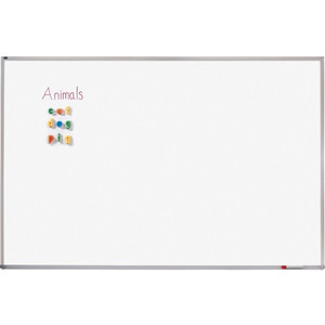 Quartet Dry-Erase Board, White Porcelain, 4'x3', Aluminum Frame (QRTPPA304) View Product Image