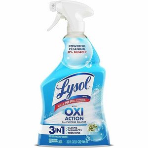 Lysol Hydrogen Peroxide Cleaner - 32 fl oz (1 quart) - Citrus Scent - Residue-free, Long Lasting, Easy to Use, Bleach-free, Disinfectant Spray Bottle Product Image 