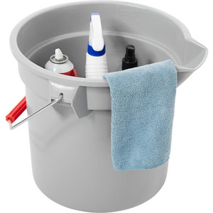 Rubbermaid Commercial Brute 14-quart Round Bucket - 3.50 gal - (RCP261400GYCT) Product Image 