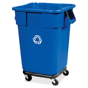 Rubbermaid Commercial Brute Square Container Dolly (RCP353000BKCT) View Product Image