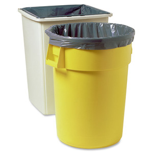 Rubbermaid Commercial Products Can Liner, Low-Density, 55 Gallon, 39-1/2"x48", Gray (RCP501188GY) View Product Image