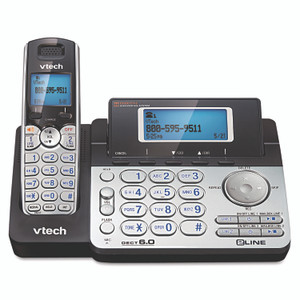 VTech DS6151 DECT 6.0 Cordless Phone - Silver - (VTEDS6151) Product Image 