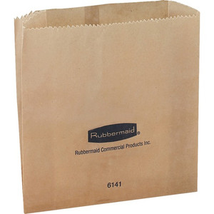 Rubbermaid Commercial Waxed Receptacle Bags (RCP614100) View Product Image