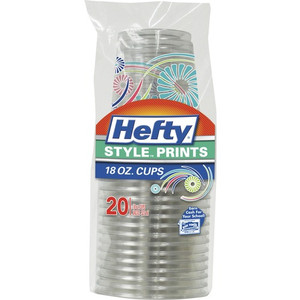 Hefty Style Prints Plastic Cups (RFPC21651) View Product Image
