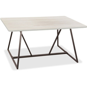 Safco Oasis Sitting-Height Teaming Table (SAF3019WW) View Product Image