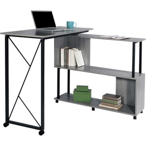 Safco Standing Desk, Mobile, Box 2/2, 53-1/4"x21-3/4"x42-1/4", GY (SAF1904GRKDB) View Product Image