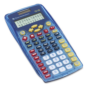 Texas Instruments TI-15 Explorer Elementary Calculator, 11-Digit LCD (TEXTI15RTL) View Product Image