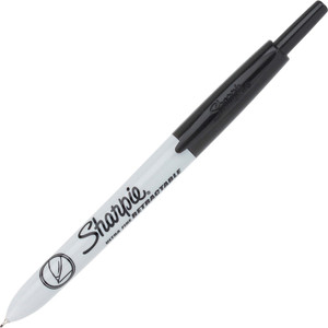 Newell Brands Sharpie Markers, Retractable, Ultra Fine, 2/PK, Black (SAN1735801) View Product Image