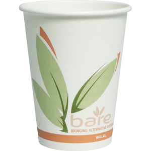 Solo Cup Company Hot Cups, Single Poly Paper, 12oz., 50/PK, MI (SCC412RCNJ8484) View Product Image