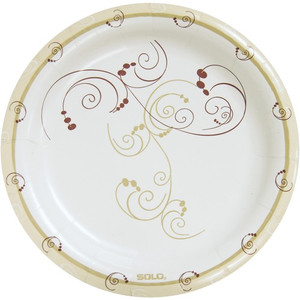 Solo Symphony Medium-Weight 8.5" Paper Plates (SCCMP9RJ8001) View Product Image