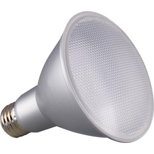 Satco 12W PAR 30/LN/FL 3000K LED Bulb - 12.50 W - 75 W Incandescent Equivalent Wattage - 120 V AC - 1000 lm - Parabolic Reflector Product Image 
