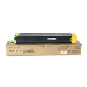 Sharp MXC40NTY Toner, 10,000 Page-Yield, Yellow (SHRMXC40NTY) View Product Image