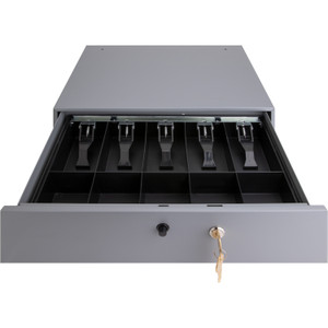 Sparco Removable Tray Cash Drawer - Gray - (SPR15504) Product Image 