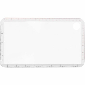 Sparco Handheld Magnifier - Magnifying Area 5" Width x 8.88" Length - Overall Size 9.8" Height x 5.8" Width Product Image 