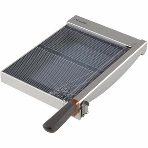 Swingline 1215G/1225G Guillotine Trimmer - 25 Sheet Cutting Capacity - 12" Cutting Length - Easy to Use, Built-in LED, Sturdy - Wood, Plastic - Silver Product Image 
