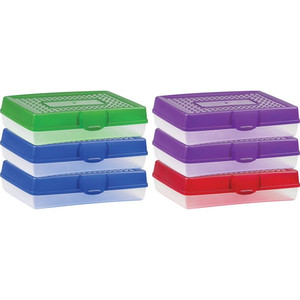 Storex Carrying Case Pencil - Assorted Bright (STX61645U06C) View Product Image