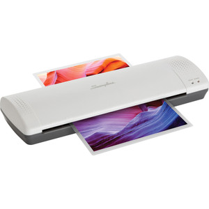 Swingline Laminator, Thermal, w/5 Pouches, 12", White (SWI1701867) View Product Image