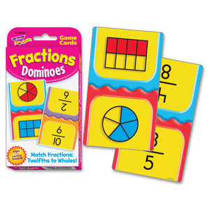 Trend Fractions Dominoes Challenge Cards Game (TEP24009) View Product Image
