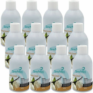 TimeMist Metered 30-Day Vanilla Cream Scent Refill - Spray - 6000 ft - 5.3 fl oz (0.2 quart) - Vanilla Cream - 30 Day - (TMS1042737CT) Product Image 