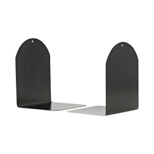 Universal Magnetic Bookends, 6 x 5 x 7, Metal, Black, 1 Pair (UNV54071) View Product Image