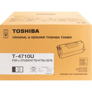 Toshiba T4710U Original Laser Toner Cartridge - Black - 1 Each (TOST4710U) View Product Image