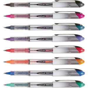 uni-ball Vision Elite Rollerball Pen Assorted Color 8-Pack (UBC90199PP) View Product Image