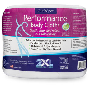 2XL Vitamin E & Aloe Performance Body Cloths (TXL436) View Product Image