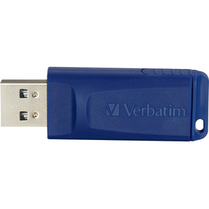 Verbatim USB Flash Drive, 128BG, 2/5"Wx2-1/4"Lx3/4"H, BE (VER98659) View Product Image