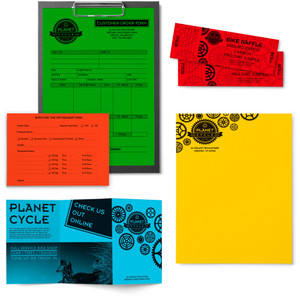Wausau Papers Colored Paper, 24 lb., 8-1/2"x11", 500 Sheets/RM, Assorted (WAU22226) View Product Image